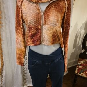 Stylish Orange Crop Top